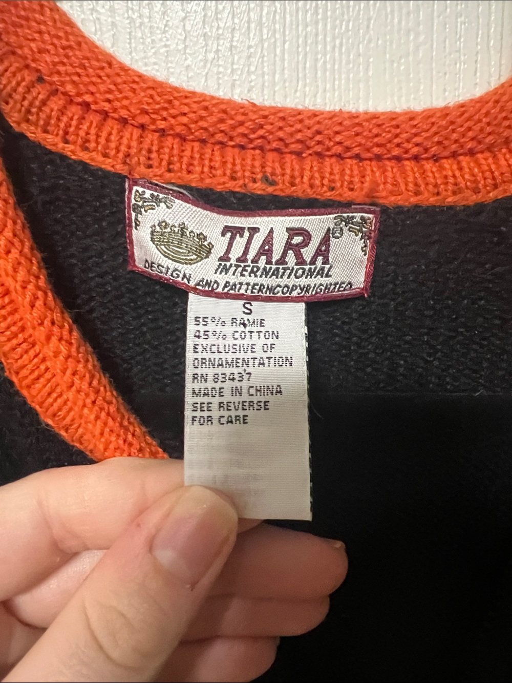 Tiara International Vintage 90s Halloween Sweater / Cardigan - Picture 2 of 8